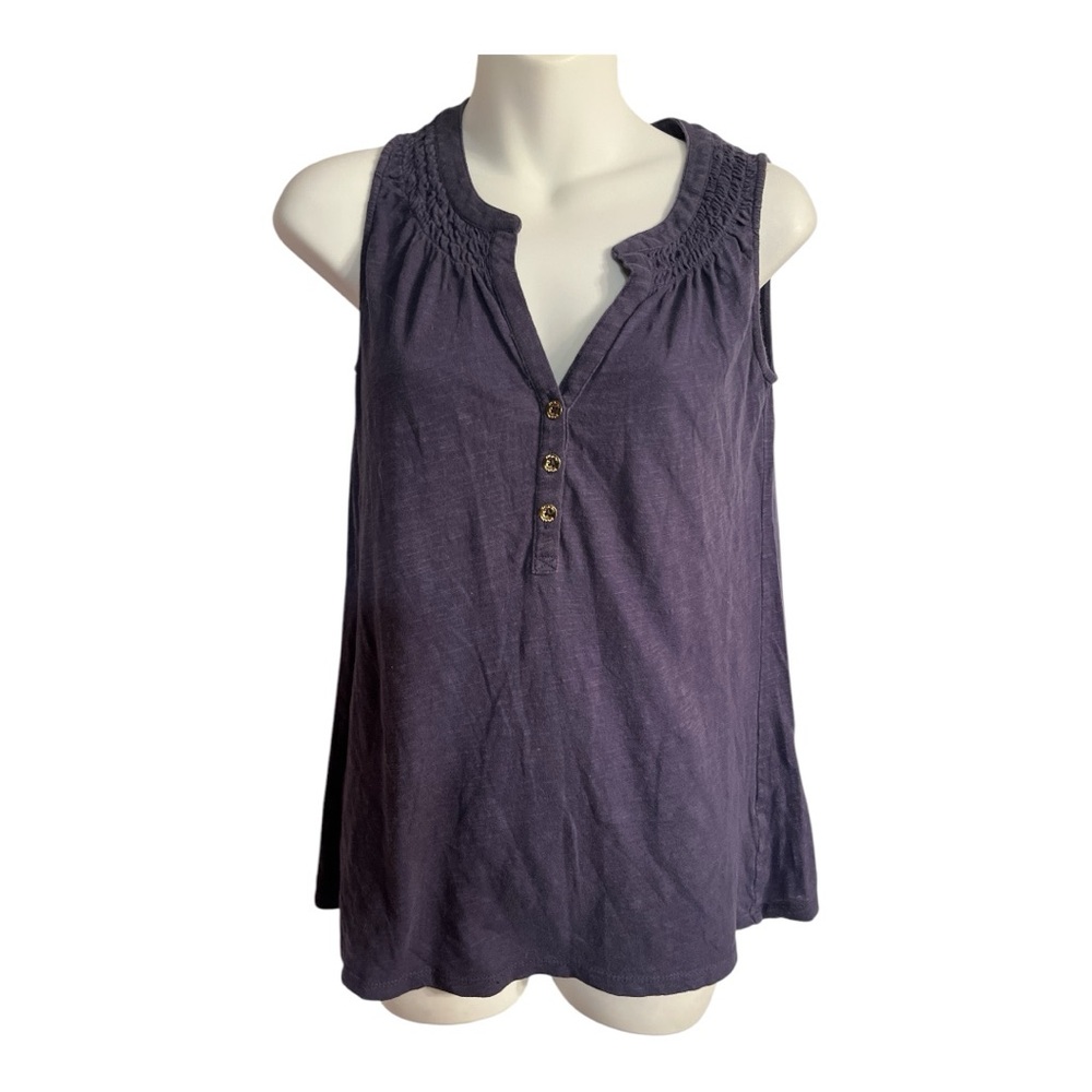 Lily Pulitzer Navy Sleeveless Top. Size small